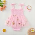 thumbnail image 3 of Emy DolaBaby Girl 1st Birthday Outfits One Year Old Tulle Romper Sleeveless Bodysuit Princess Cake Smash Tutu Dress, 3 of 5