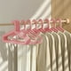 thumbnail image 4 of Paquete de 10 Perchas de Plástico para Ropa, Tamaño Adulto, Resistentes, Antideslizantes, Ahorran Espacio - Rosa | 41 X 23,7 Cm - 10 Unidades, 4 of 6