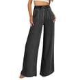 thumbnail image 1 of Vaqueros Sidefeel, cintura alta, pierna ancha, 2024, verano, Tencel, 1 of 7