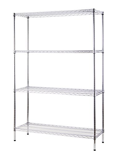 Excel 48 in. W x 72 in. H x 18 in. D Multi- Purpose Heavy Duty 4-Tier ...