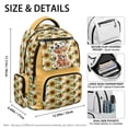 thumbnail image 7 of Jeiento Kids School Backpack for Boys & Girls Sunflower Cowboy Highland Cow 17 Inch Backpack Large Capacity Multi-Pocket School Bag for Elementary, Travel, Back to School Supplies, 7 of 7