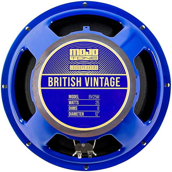 Mojotone BV-25M 25W 12" British Vintage Series Guitar Speaker 8 OHM