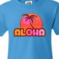 thumbnail image 4 of Inktastic Pink Aloha Palm Youth T-Shirt, 4 of 5
