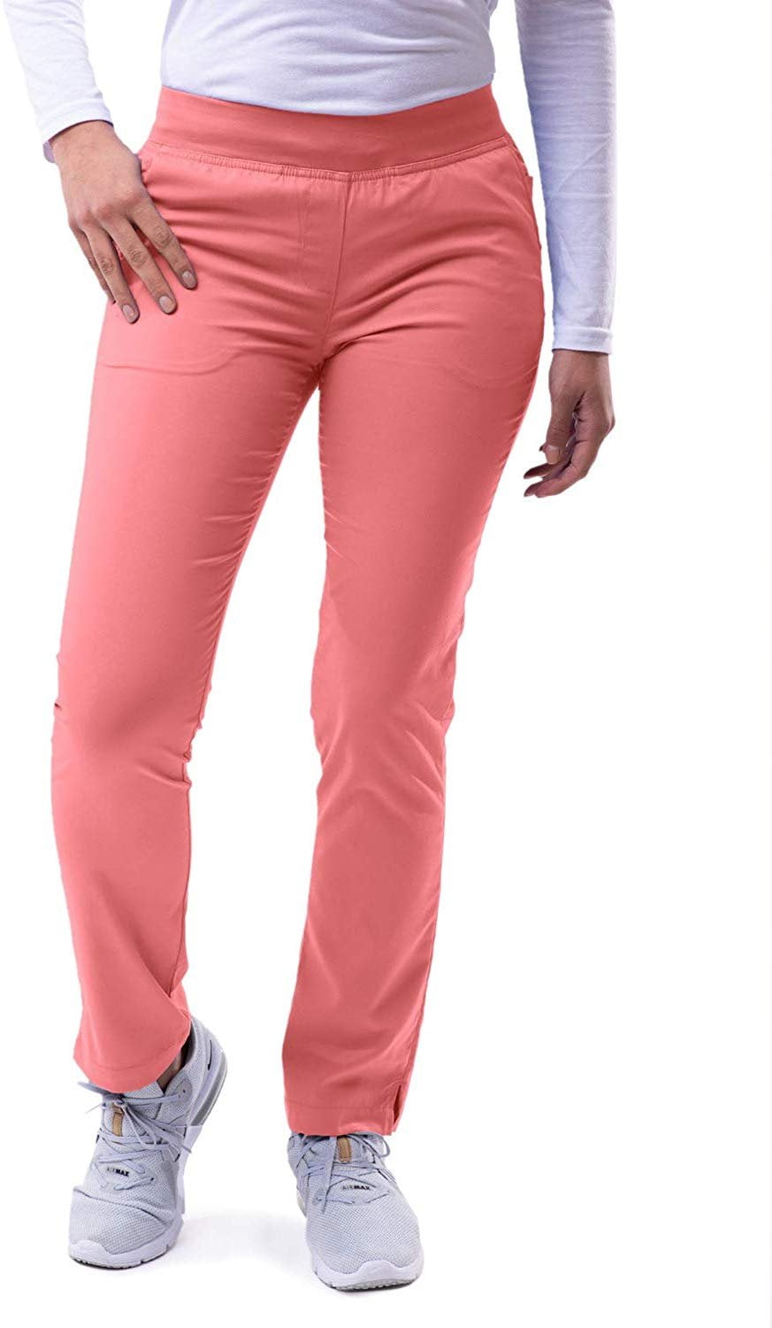 Adar Adar Pro Scrubs For Women Skinny Leg Yoga Scrub Pants