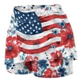 thumbnail image 2 of Juslio Shorts for Women Breathable Skirt, Pants Fashion Sporty Casual Mid Waist Base Plus Size Shorts, 2 of 5