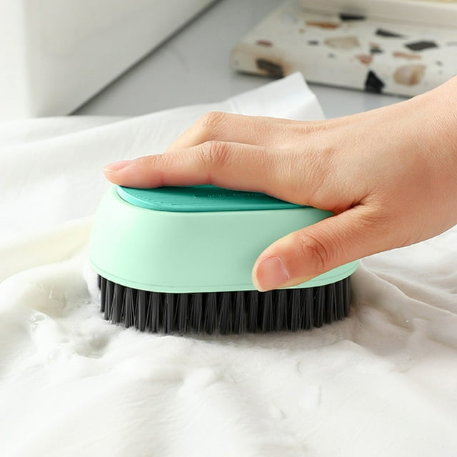 CRCMURE Cleaning Brush Clashing Color Plastic Shoe Brush Cleaning Brush Set Household Multifunctional Laundry Brush Long Handle Shoe Polish Plastic Tool Brush