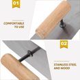 thumbnail image 3 of Spatula Trowel Concrete Drywall Tools Plasterboard Pointed Shovel Stainless Steel Mason, 3 of 6