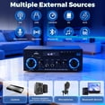 thumbnail image 2 of Amplificador de Audio Romicta AK50 400W Bluetooth 5.0 con Control Remoto, 2 of 9