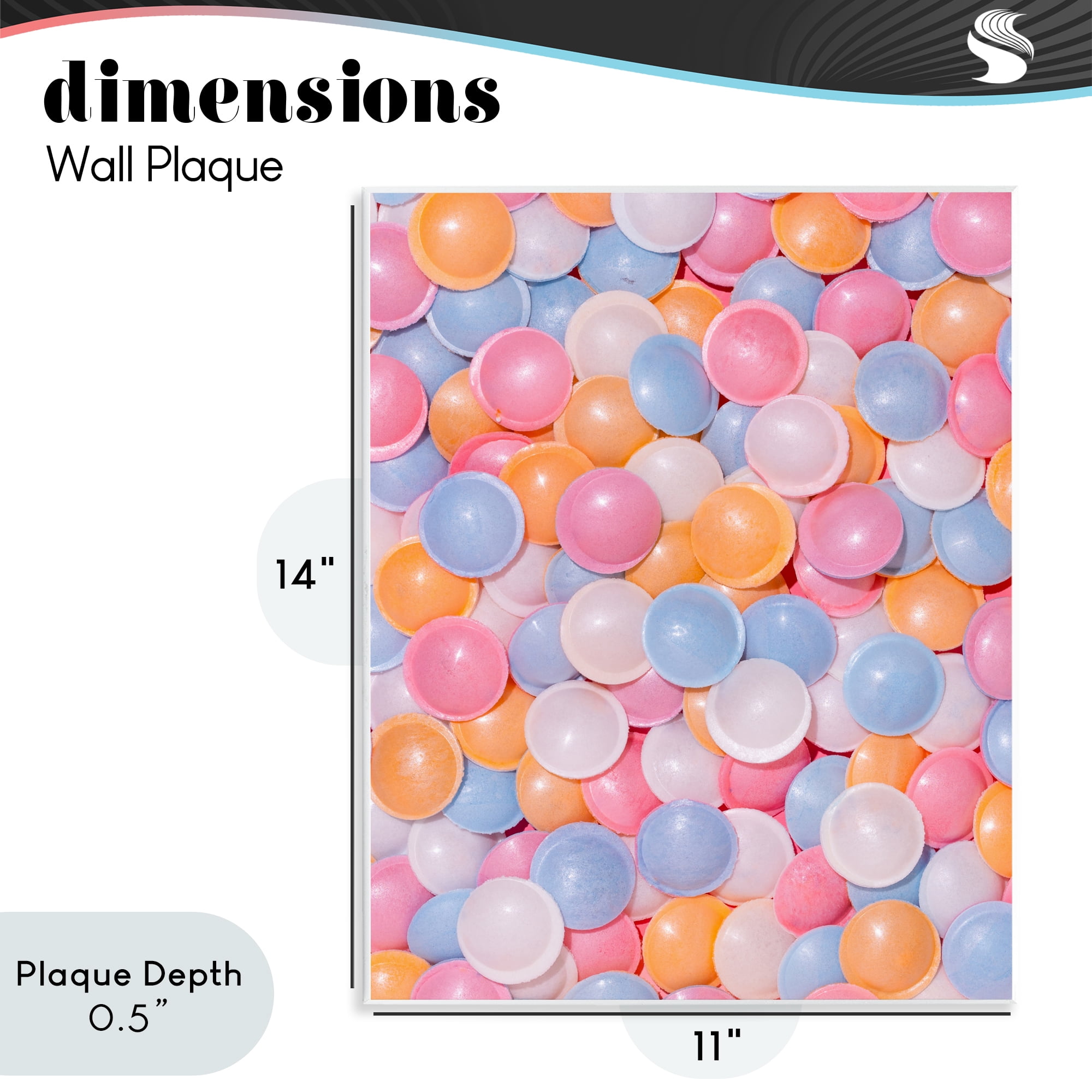 Stupell Industries Retro Pastel Candies Wall Plaque Art, design by LISH Creative