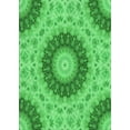 thumbnail image 1 of Ahgly Company Indoor Rectangle Patterned Neon Green Area Rugs, 8' x 10', 1 of 6