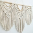 thumbnail image 4 of GOSCHE Macrame Wall Hanging Boho Wall Decor for Living Room, 43"*32" Large Cotton Tapestry for Bedroom Farmhouse Woven Wall Art for Home Decor, 4 of 6