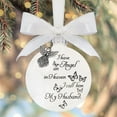 thumbnail image 4 of Visland Christmas Ornaments Feather Ball, Memorial Christmas Ornament Sympathy Gift, Angels in Heaven Memorial Ornament Pendant Xmas Tree Decor, 4 of 6