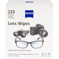 thumbnail image 1 of Toallitas para lentes Zeiss, 220 unidades, prehumedecidas, envueltas individualmente, 1 of 4
