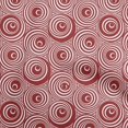thumbnail image 1 of oneOone Cotton Poplin Maroon Fabric Geometric Line Art Circle Craft Projects Decor Fabric Printed By The Yard 56 Inch Wide, 1 of 4