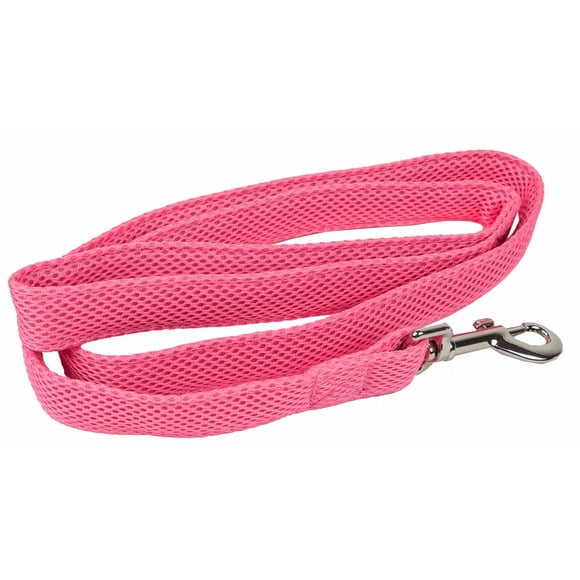 Pet Life 'Aero Mesh' Dual Sided Comfortable And Breathable Adjustable Mesh Dog Leash, Pink - One Size