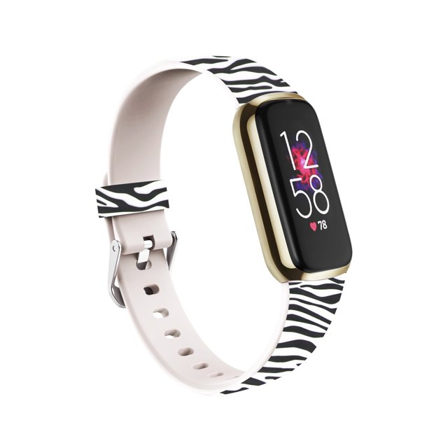 Para Fitbit-Luxe Band Soft Pattern Impreso Floral Band Accesorios Reemplazo