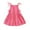 Hot Pink, variant on ibuvkizy Girls Summer Dresses Baby Princess Dress Toddler Kids Baby Girl Seaside Beach Dress Sling Skirt Floral Skirt Toddler Birthday Party Gown Kids Cute