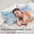 thumbnail image 5 of Coastal Coral Anchor Body Pillow Cover 20 x 60 Inch Decorative Pillow Cover Blue Starfish Summer Ocean Vintage Lumbar Pillowcase Seasonal Rectangle Cushion Case for Couch Sofa Bed Living Room, 5 of 9