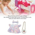 thumbnail image 4 of Vêtements de Poupée en Peluche, Tenue de Poupée Mignonne Robe Nœud Papillon avec Sac Vêtements de Poupée Doux Tenue de Poupée Robe Multifonction Ensemble Uniforme Décor pour 7.8 Po Jouet en Peluche Doux, 4 of 7