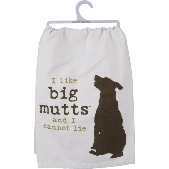 I Like Big Mutts And I Cannot Lie Dish Towel