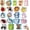 Animal, variant on 120 Pcs Anxiety Sensory Stickers Textured Sensory Strips Tactile Rough Calm Stickers Adhesive Tactile Fidget Tool for Classroom Desk Adults Teens Anxiety Relief(Animal)