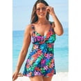 thumbnail image 5 of Swimsuits for All Women's Loop Strap Two-Piece Swimdress, 5 of 5