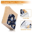 thumbnail image 4 of Dailycode 2 Pack Napkin Holder for Table Acrylic Kitchen Paper Tissue Dispenser, Cute Bear in Space, 4 of 9