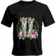 thumbnail image 1 of Camisetas gráficas informales de manga corta con botas navideñas estilo western para hombre, 1 of 8