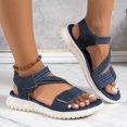 thumbnail image 1 of MKLEKYY Sandalias Planas para Mujer para Exteriores, Diseño deportivo Con Cierre de Velcro para Primavera, Verano y Otoño, Ideales para Combinar Con Jeans., 1 of 5