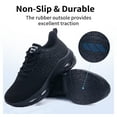 thumbnail image 5 of AHUSIR Womens Non Slip Work Shoes Walking Tennis Shoes Comfortable Breathable Sneakers Gym Travel Work Athletic Sport US5.5-11, 5 of 10