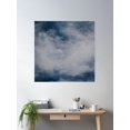 thumbnail image 2 of Dark Blue Sky Poster Wall Art, Modern Wall Decor, 24x24 UNFRAMED, 2 of 3