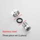 thumbnail image 5 of 2pcs Practical Stainless Steel Faucet Mixing Valves Set for Easy Installation and Maintenance Home or Commercial Use, 5 of 5