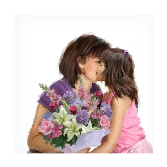 The Macneil Studio 'Mum Daughter' Canvas Art
