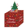 thumbnail image 2 of Outdoor Christmas Decorations Event & Party Merry Christmas Box For Pull Box Red Holder With Pull Out Card DIY Set Party Object, 2 of 9