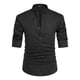 thumbnail image 1 of Camisa Cuello Mao Manta Hombre Casual Slim Fit Manga Larga, 1 of 4