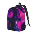 thumbnail image 1 of Fotbe Neon Toy Cat Reflections Mochila de Lona con Estampado, Mochila Duradera, Mochila Versátil de Alta Calidad, Mochila Compacta Vintage-Medium, 1 of 5
