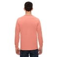 thumbnail image 2 of The Fruit of the Loom Adult HD Cotton Long-Sleeve T-Shirt - RETRO HTHR CORAL - S, 2 of 2