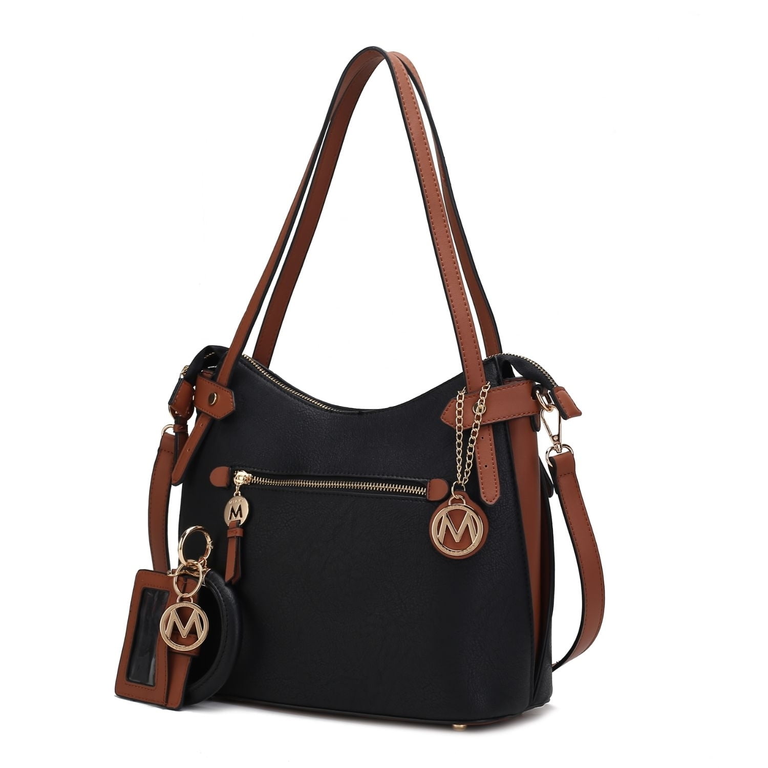 Jaseli Hobo Handbag with Wristlet Key Ring and card Holder by Mia