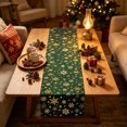 thumbnail image 6 of Christmas Table Runner Golden Snowflake Design Washable for Dining Table Holiday Party Home Decor, 6 of 6