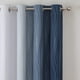 thumbnail image 4 of Cortinas opacas Estelar Textiler, 229 cm, azul marino y gris, 2 paneles, 4 of 9
