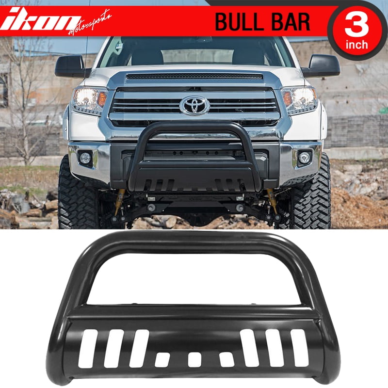 Compatible with 0717 Toyota Tundra Black Bull Bar Front Bumper Brush