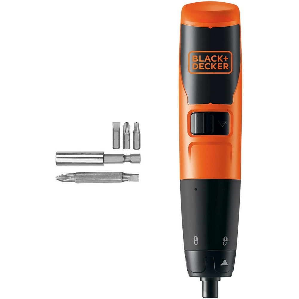 BLACK+DECKER DP240WVA 2.4V Direct Plug Screwdriver with 5 Bonus