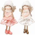 thumbnail image 1 of 2 pack Christmas Decoration Angel Doll Pendant Tree Decorative Hanging Ornaments Crafts Gifts, 1 of 3