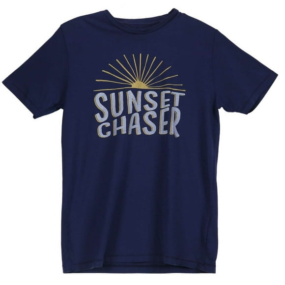 Hartford T-Shirt Homme Marine / Soleil Tee Sunset - S