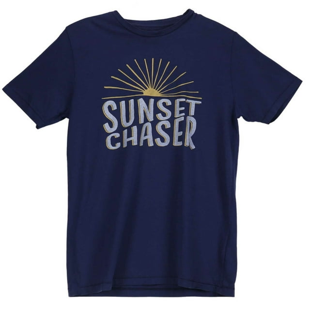 Hartford T-Shirt Homme Marine / Soleil Tee Sunset - S