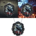 thumbnail image 2 of 1PC Acrylic Crow on Lamp Ornament, Gothic Halloween Hanging Decor for Dark Academia Home, Acrylic, (One Size, E), 2 of 7
