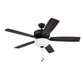 thumbnail image 3 of P211FB5-52FBGW Craftmade Lighting Pro Plus 211 Series - 52 Inch 5 Blade Ceiling Fan with Bowl Light Kit, 3 of 15