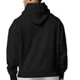 thumbnail image 4 of Zip Up Hoodie Men Fall Plain Hooded Sweatshirts Fleece Full-Zip Hoodie for Men Lightweight Trendy Jacket with Pockets, 4 of 4