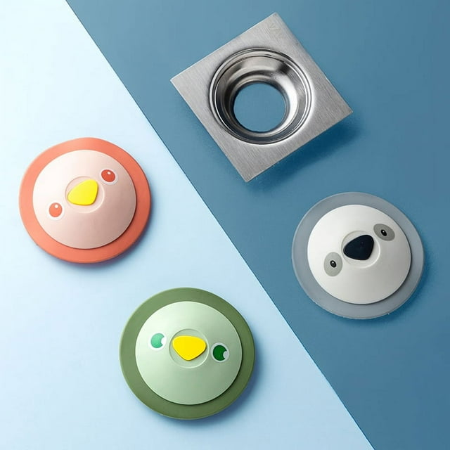 (Verde, rosa, gris, 3 unidades) Tapón de drenaje, coladores de bañera, tapón de drenaje universal, tapón de fregadero de cocina, orificio para tapón colector
