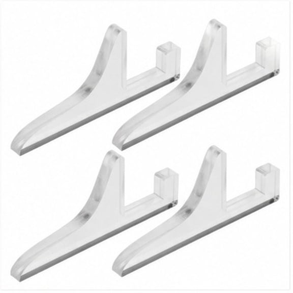 2 Pairs Photo Frame Stand Bookshelves Picture Display Stands Picture Frame Easel Plate Holder Stand Certificate Holders